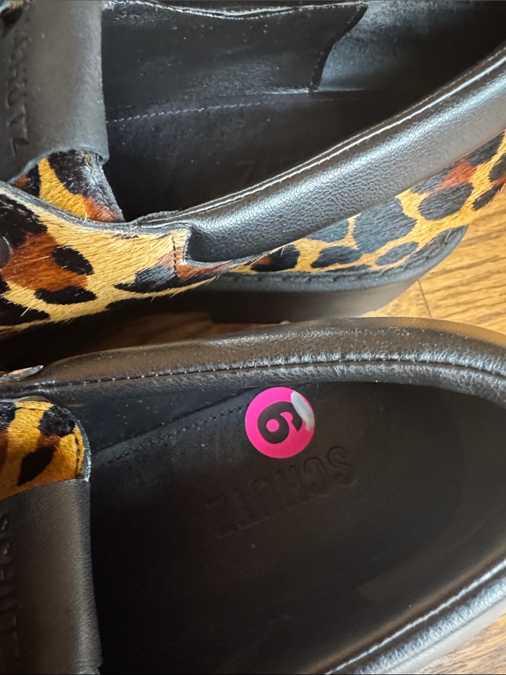 Schutz Cia Calf Hair Oxfords Like New - Picture 9 of 10